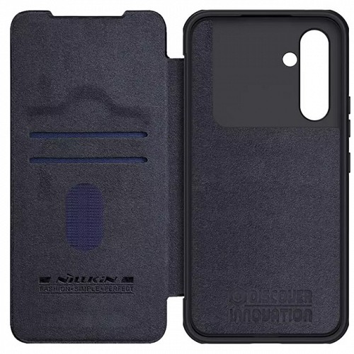 NILLKIN θήκη Qin Pro για Samsung Galaxy A54 5G, δερμάτινη, μαύρη 6902048261839
