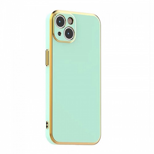 Bodycell Gold Plated Silicon iPhone 14  Mint Green