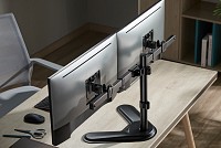 BRATECK βάση γραφείου LDT57-T02 για 2 οθόνες 17-32, έως 9kg ανά οθόνη LDT57-T02