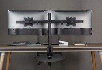 BRATECK βάση γραφείου LDT57-C02 για 2 οθόνες 17-32, έως 9kg ανά οθόνη LDT57-C02