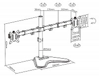 BRATECK   LDT66-T024  2  17-32,  9kg   LDT66-T024