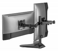 BRATECK βάση γραφείου LDT66-T024 για 2 οθόνες 17-32, έως 9kg ανά οθόνη LDT66-T024