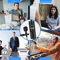 SYNCO μικρόφωνο Lav-S8 με clip-on, omnidirectional, 3.5mm, 8m, μαύρο SY-S8-BK