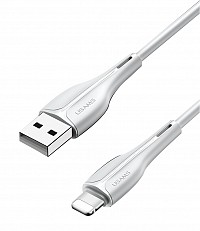 USAMS καλώδιο Lightning σε USB US-SJ371, 2A, 1m, λευκό SJ371USB02