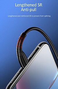 USAMS καλώδιο Lightning σε USB US-SJ364, 10W, 1m, μαύρο SJ364USB01