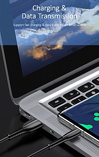 USAMS καλώδιο USB-C σε USB US-SJ366, 10W, 1m, λευκό SJ366USB02