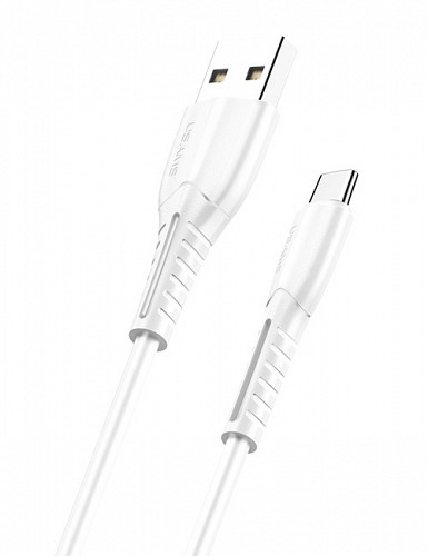 USAMS καλώδιο USB-C σε USB US-SJ366, 10W, 1m, λευκό SJ366USB02