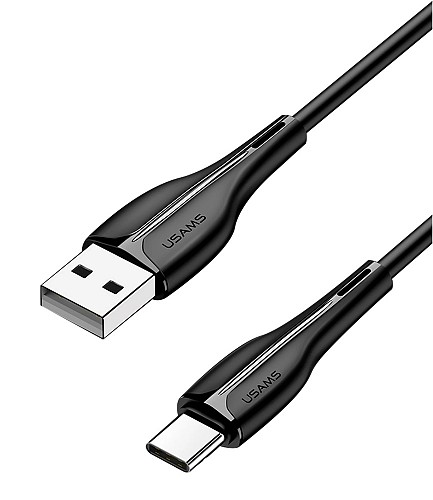 USAMS καλώδιο USB-C σε USB US-SJ372, 10W, 1m, μαύρο SJ372USB01
