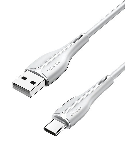 USAMS καλώδιο USB-C σε USB US-SJ372, 2A, 1m, λευκό SJ372USB02