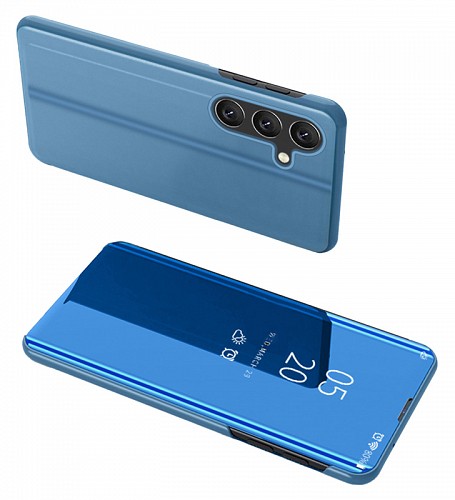 POWERTECH θήκη Clear view MOB-1862 για Samsung Galaxy A24, μπλε MOB-1862