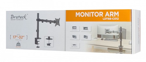BRATECK βάση γραφείου LDT66-C012 για οθόνη 17-32, έως 9kg LDT66-C012