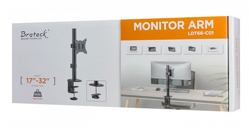 BRATECK βάση γραφείου LDT66-C01 για οθόνη 17-32, έως 9kg LDT66-C01