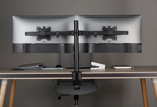 BRATECK βάση γραφείου LDT57-C02 για 2 οθόνες 17-32, έως 9kg ανά οθόνη LDT57-C02