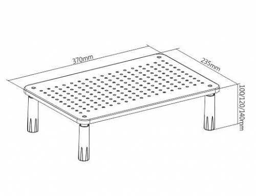 BRATECK επιτραπέζια βάση STB-086 για οθόνη 13-32 & laptop, έως 20kg STB-086