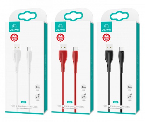 USAMS καλώδιο USB-C σε USB US-SJ372, 10W, 1m, μαύρο SJ372USB01