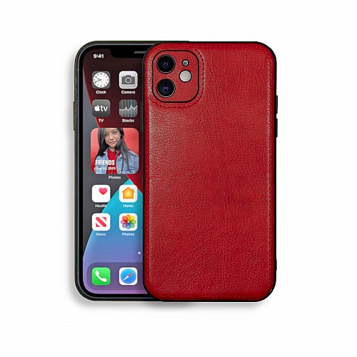 Bodycell Prestige Leather Backcover iPhone 11  Red