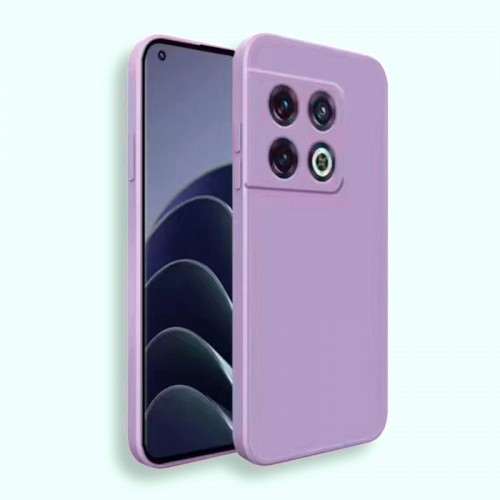 Bodycell Square Liquid Silicon Case Oneplus 10 Pro 5G Light Violet