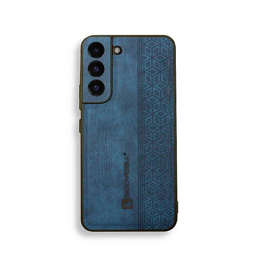 Bodycell Pattern Leather Backcover Samsung S22  Blue
