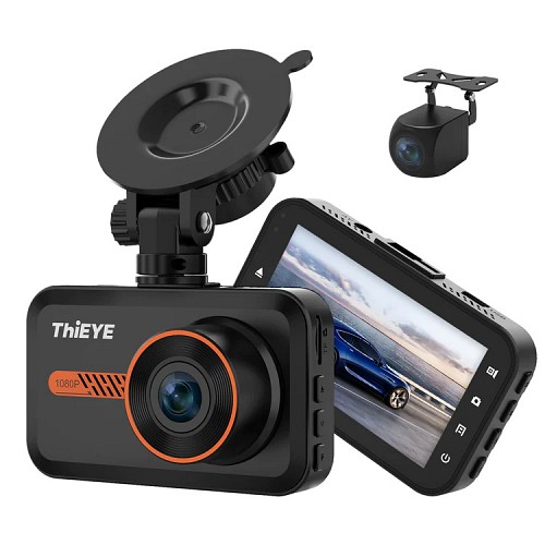 THIEYE κάμερα αυτοκινήτου Carbox 6R, μπροστινή & οπίσθια, 3 LCD, 1080p CARBOX-6R