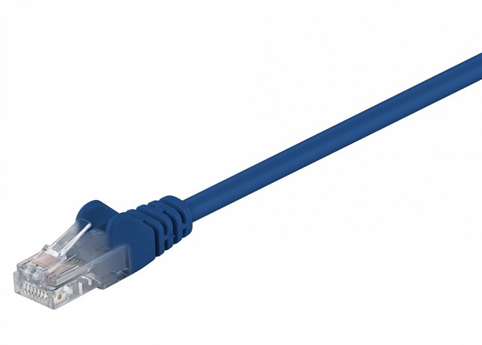 GOOBAY καλώδιο δικτύου 68355, CAT 5e U/UTP, CCA, 2m, μπλε 68355