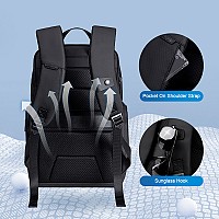 ARCTIC HUNTER τσάντα πλάτης B00562 με θήκη laptop 15.6, 20L, USB, μαύρη B00562-BK