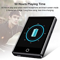 RUIZU MP3 player M6 με οθόνη αφής 2.8, 8GB, Bluetooth, ελληνικό μενού, μαύρο M6-8GB