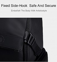 ARCTIC HUNTER τσάντα πλάτης B00562 με θήκη laptop 15.6, 20L, USB, μαύρη B00562-BK