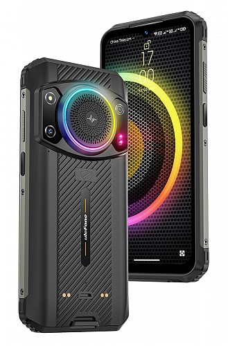 ULEFONE smartphone Armor 21 με ηχείο 3.5W, 6.58, 8/256GB, 9600mAh, IP68/IP69K, μαύρο ARMOR-21-BK