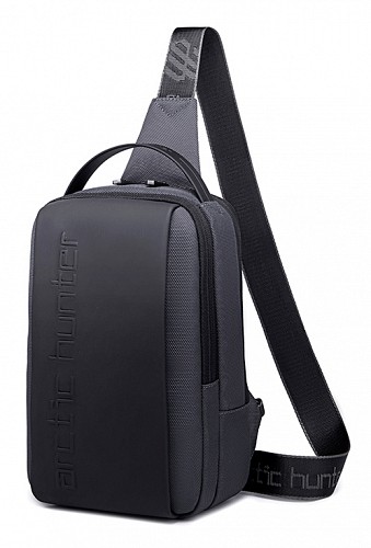 ARCTIC HUNTER τσάντα Crossbody XB00541, με θήκη tablet, 4L, γκρι XB00541-GY