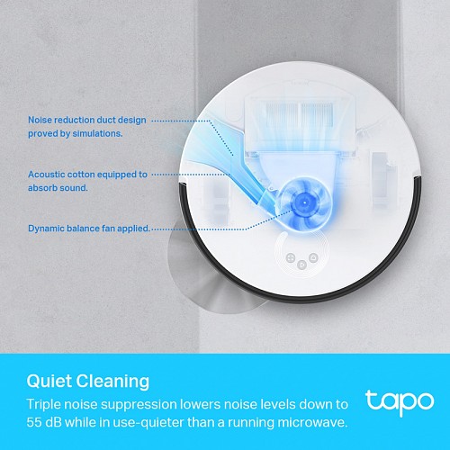 TP-LINK ρομποτική σκούπα Tapo RV30, LiDAR & Gyro, 4200Pa, Ver 1.2 TAPO-RV30