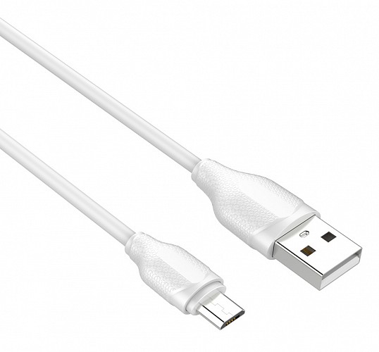LDNIO καλώδιο Micro USB σε USB LS371, 10.5W, 1m, λευκό 6933138643716