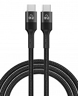 POWERTECH καλώδιο USB-C PTR-0133, PD 100W, copper, 60cm, μαύρο PTR-0133