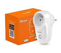 SONOFF smart αντάπτορας ρεύματος S26R2ZBTPF μονός, ZigBee, 4000W, λευκός S26R2ZBTPF