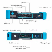 NOYAFA CCTV & IP tester NF-IPC715, 8MP CVI/TVI/AHD NF-IPC715