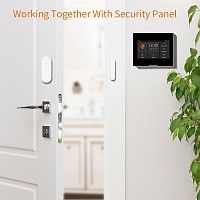 POWERTECH ασύρματη μαγνητική παγίδα PT-1133, 433MHz eV1527, λευκή PT-1133
