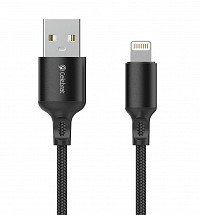 CELEBRAT καλώδιο Lightning σε USB CB-32, 12W, 1m, μαύρο CB-32A-L