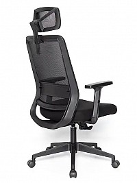 POWERTECH καρέκλα γραφείου PT-1140 με μπράτσα, ρυθμιζόμενη, μαύρη PT-1140