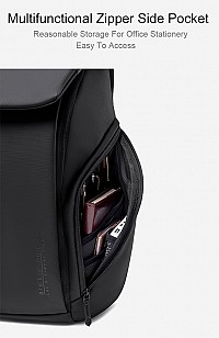 ARCTIC HUNTER τσάντα πλάτης B00558 με θήκη laptop 15.6, 24L, USB, μαύρη B00558-BK