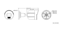 HIKVISION HIWATCH IP κάμερα ColorVu HWI-B129H, 2.8mm, 2MP, IP67, PoE HWI-B129H
