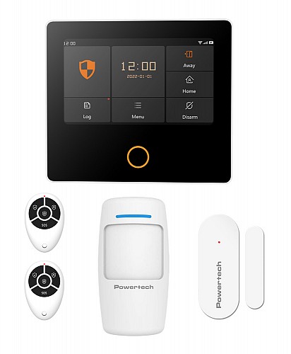 POWERTECH ασύρματο σύστημα συναγερμού PT-1125, αφής, Wi-Fi, 2G, TUYA PT-1125