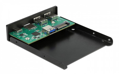 DELOCK front panel 64058, 3.5 σε USB-C, 2x USB & SD/Micro SD 64058