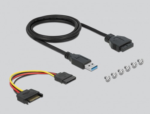 DELOCK front panel 64058, 3.5 σε USB-C, 2x USB & SD/Micro SD 64058