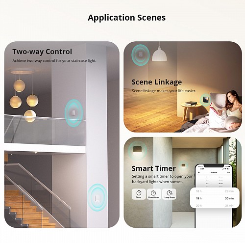 SONOFF smart διακόπτης ZBMINI-L2, 1-gang, ZigBee 3.0, λευκός ZBMINIL2