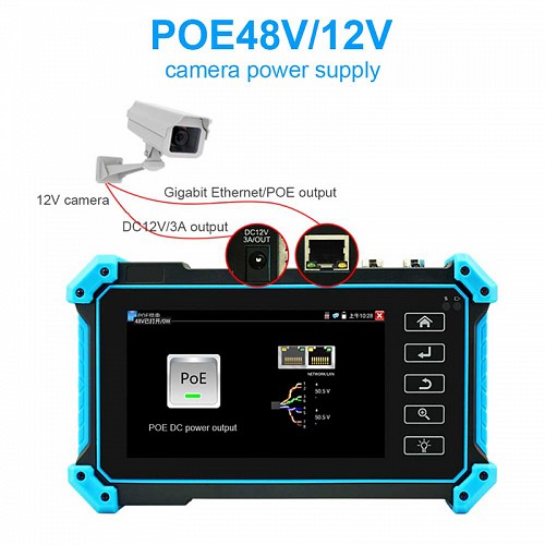 NOYAFA CCTV & IP tester NF-IPC715, 8MP CVI/TVI/AHD NF-IPC715