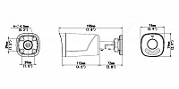 UNIARCH IP κάμερα IPC-B233-APF40W, 4mm, 3MP, IP67, PoE, LED, IR 50m IPC-B233-APF40W