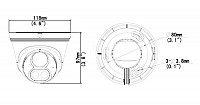 UNIARCH IP κάμερα IPC-T213-APF28W, 2.8mm 3MP, IP67, PoE, LED, SD, IR 30m IPC-T213-APF28W