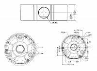 UNIARCH βάση κάμερας TR-JB03-G-IN, μεταλλική, λευκή TR-JB03-G-IN