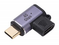 POWERTECH αντάπτορας USB-C PTH-107, μαγνητικός, 100W, 40Gbps, γκρι PTH-107