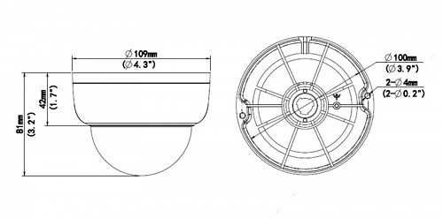 UNIARCH IP κάμερα IPC-D125-PF28, 2.8mm, 5MP, IP67/IK10, PoE, IR έως 30m IPC-D125-PF28