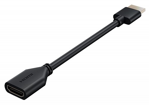 GOOBAY αντάπτορας HDMI 64824, εύκαμπτος, 4K/60Hz, 18Gbps, μαύρος 64824